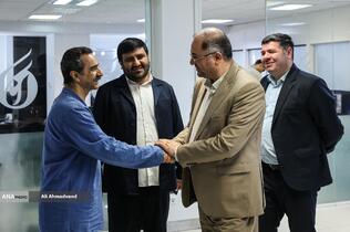 بازدید حسین قرایی مدیرکل روابط عمومی سازمان صداوسیما از خبرگزاری آنا