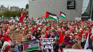 تجمع ۲۵۰ هزار نفری در هلند علیه رژیم صهیونیستی