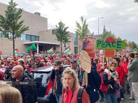 تجمع ۲۵۰ هزار نفری در هلند علیه رژیم صهیونیستی