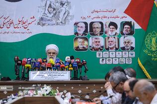 حجت&zwnj;الاسلام محمد&zwnj;حسن اختری رئیس کمیته حمایت از انقلاب اسلامی مردم فلسطین