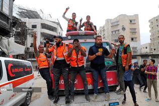 شادی ساکنان غزه از شکست اسرائیل