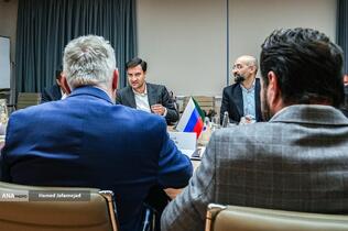 دیدار محمد نظیفی مدیرعامل بورس انرژی ایران با ایگور آرتِمیِف، مدیرعامل بورس بین‌المللی سن‌پترزبورگ