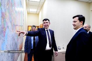 دیدار محمد نظیفی مدیرعامل بورس انرژی ایران و مارسل سالیخوف مدیر اجرایی موسسه بنیاد انرژی و مالی روسیه (FIEF)