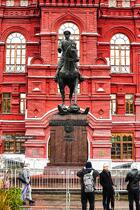 مجسمه ژنرال ژوکوف «مجسمه مارشال ژوکوف»در میدان سرخ مسکو