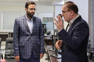 بازدید محمد رئیس‌زاده رئیس کل سازمان نظام پزشکی کشور از خبرگزاری آنا