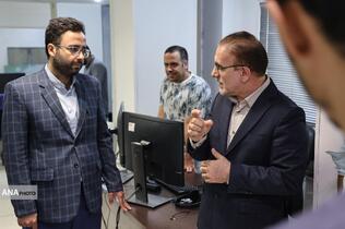 بازدید محمد رئیس‌زاده رئیس کل سازمان نظام پزشکی کشور از خبرگزاری آنا