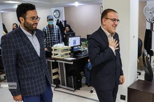 بازدید محمد رئیس‌زاده رئیس کل سازمان نظام پزشکی کشور از خبرگزاری آنا