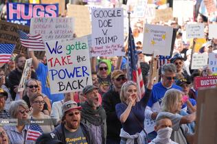 تجمع میلیونی آمریکایی ضد ترامپ با شعار «پادشاهی ممنوع»