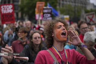 تجمع میلیونی آمریکایی ضد ترامپ با شعار «پادشاهی ممنوع»