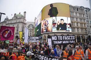 تجمع میلیونی آمریکایی ضد ترامپ با شعار «پادشاهی ممنوع»