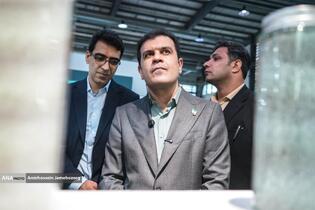 بازدید حسین افشین معاون علمی، فناوری و اقتصاد دانش بنیان رئیس جمهور از شانزدهمین نمایشگاه فناوری نانو