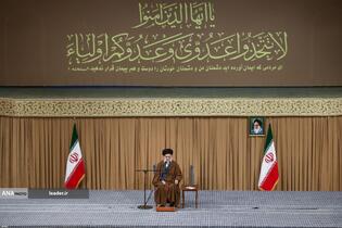 دیدار دانش‌آموزان و دانشجویان با رهبر معظم انقلاب