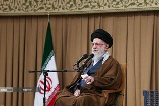 دیدار دانش‌آموزان و دانشجویان با رهبر معظم انقلاب