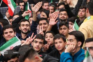 دیدار دانش‌آموزان و دانشجویان با رهبر معظم انقلاب