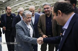 دکتر بیژن رنجبر رییس دانشگاه آزاد اسلامی در مراسم افتتاحیه سومین دوره نمایشگاه فناوری و نوآوری فن نما 1404