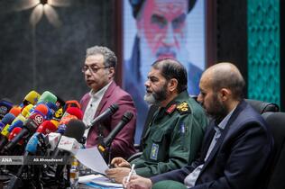 نشست خبری سردار حسین معروفی معاون هماهنگ کننده سازمان بسیج