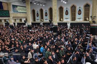 عزاداری ایام شهادت حضرت فاطمةالزهرا(س) با حضور رهبر معظم انقلاب