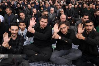 عزاداری ایام شهادت حضرت فاطمةالزهرا(س) با حضور رهبر معظم انقلاب