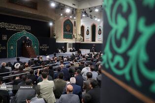 عزاداری ایام شهادت حضرت فاطمةالزهرا(س) با حضور رهبر معظم انقلاب