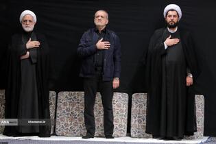 عزاداری ایام شهادت حضرت فاطمةالزهرا(س) با حضور رهبر معظم انقلاب