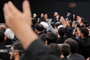 عزاداری ایام شهادت حضرت فاطمةالزهرا(س) با حضور رهبر معظم انقلاب