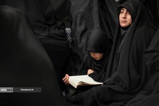 دومین شب عزاداری حضرت فاطمةالزهرا(س) با حضور زهبر م انقلاب