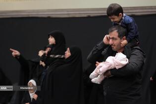 دومین شب عزاداری حضرت فاطمةالزهرا(س) با حضور زهبر م انقلاب