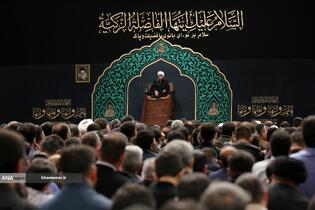 دومین شب عزاداری حضرت فاطمةالزهرا(س) با حضور زهبر م انقلاب