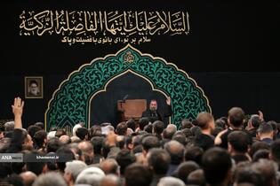 دومین شب عزاداری حضرت فاطمةالزهرا(س) با حضور زهبر م انقلاب