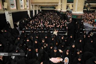 دومین شب عزاداری حضرت فاطمةالزهرا(س) با حضور زهبر م انقلاب