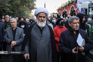 تشییع پیکر 100 شهید دوران دفاع مقدس همزمان با سالروز شهادت حضرت فاطمه زهرا(س) در تهران