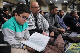 عزاداری شب شهادت حضرت فاطمةالزهرا سلام‌الله‌علیها در حسینیه امام خمینی(ره)