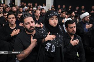 عزاداری شب شهادت حضرت فاطمةالزهرا سلام‌الله‌علیها در حسینیه امام خمینی(ره)