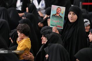 عزاداری شب شهادت حضرت فاطمةالزهرا سلام‌الله‌علیها در حسینیه امام خمینی(ره)