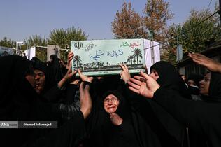 تشییع پیکر مطهر 100 شهید گمنام - معراج شهدا