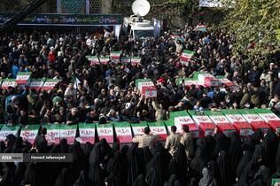 تشییع پیکر مطهر 100 شهید گمنام - معراج شهدا