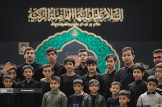 عزاداری شام شهادت حضرت فاطمه(س) با حضور رهبر معظم انقلاب