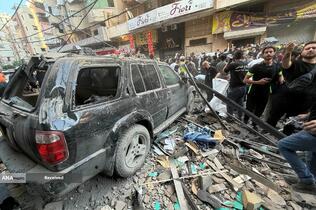 حمله رژیم صهیونیستی به بیروت