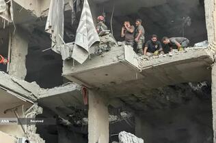 حمله رژیم صهیونیستی به بیروت