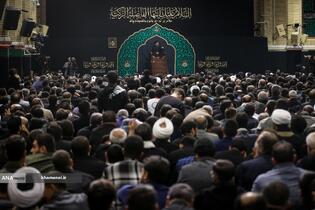 آخرین شب عزاداری شهادت حضرت زهرا(س) در حسینیه امام خمینی(ره)