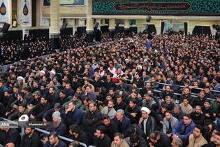 آخرین شب عزاداری شهادت حضرت زهرا(س) در حسینیه امام خمینی(ره)