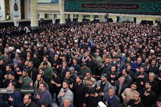 آخرین شب عزاداری شهادت حضرت زهرا(س) در حسینیه امام خمینی(ره)