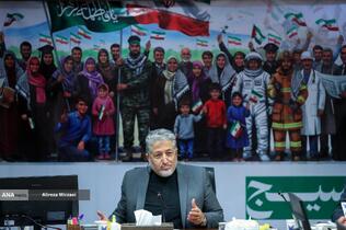 نشست جمعی از بسیجیان با بیژن رنجبر رئیس دانشگاه آزاد اسلامی