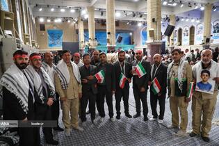 مراسم روز بسیج در حسینیه امام خمینی(ره)