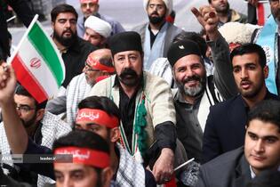 مراسم روز بسیج در حسینیه امام خمینی(ره)