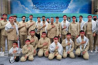 مراسم روز بسیج در حسینیه امام خمینی(ره)