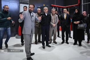 سردار تیمور حسینی رئیس پلیس راهور فراجا در مرکز آزمون‌های ایمنی و کیفیت خودرو