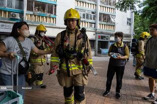 آتش‌سوزی مرگبار در برج‌های مسکونی هنگ‌کنگ