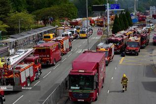 آتش‌سوزی مرگبار در برج‌های مسکونی هنگ‌کنگ