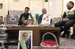 دیدار خادمیاران و یاوران رضوی با خانواده شهید ربانی